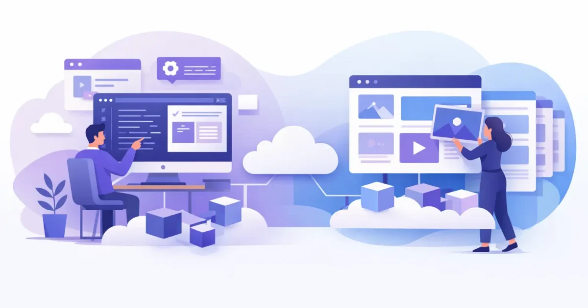 Desarrollo web vs plantilla: qué conviene