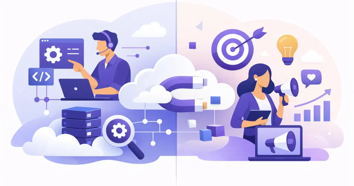Agencia técnica vs agencia de marketing: qué elegir Agencia técnica vs agencia de marketing: qué elegir